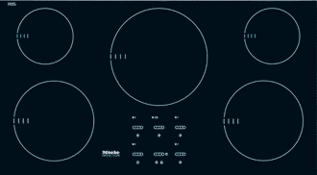 miele induction cooktop KM5773