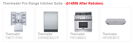 thermador kitchen package 52012