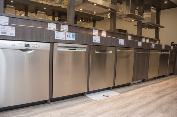 Yale Appliance dishwasher aisle selection
