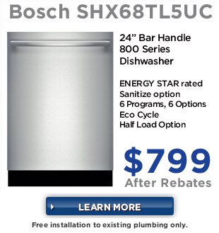shx68tl5uc Bosch dishwasher