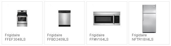 Frigidaire Silver Mist Kitchen Appliance Package Frigidaire Silver Mist Kitchen Appliance Package
