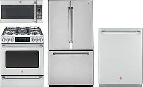 ge cafe stainless kitchen package