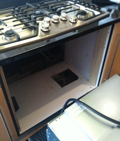 installing wall oven2