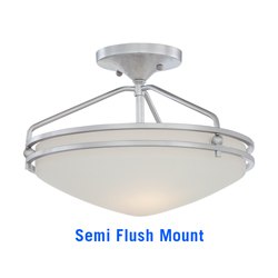 quoizel OZ1713C semi flush light
