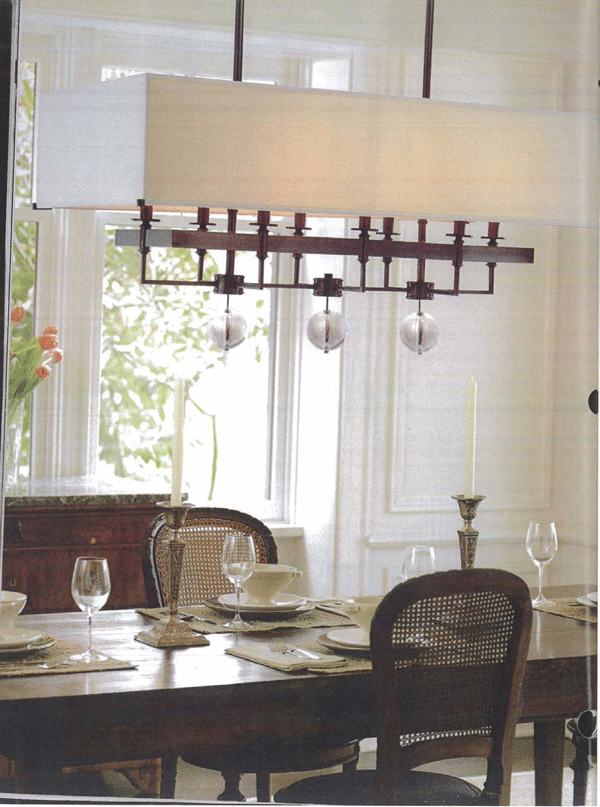 size dining room chandelier 3