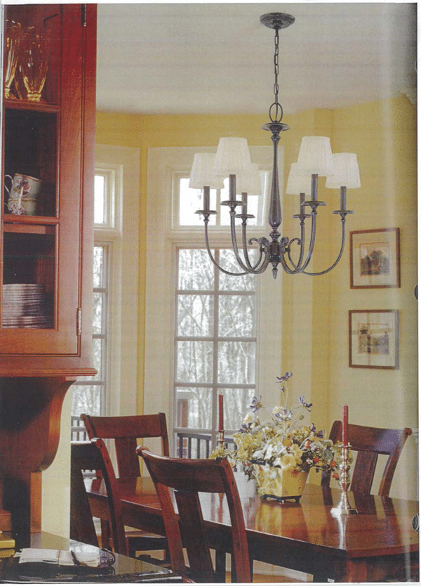 size dining room chandelier 4