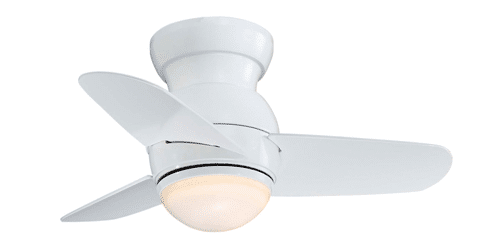 minka aire spacesaver ceiling fanF510 WH