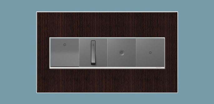 legrand switches dimmers 4 gang