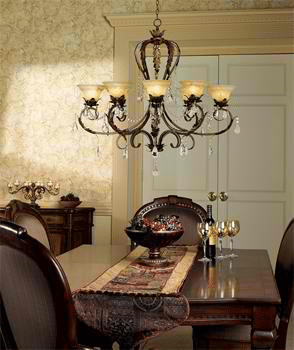 wrought iron chandelier dining room 2