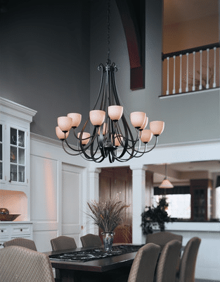wrought iron chandelier dining room 4