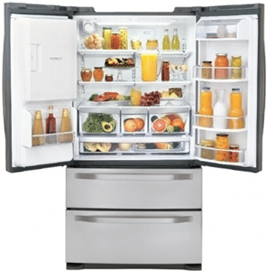 lg french door double drawer refrigerator LSMX211ST
