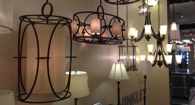hinkley wrought iron chandelier display 102013