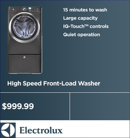 Electrolux Washer Special 3