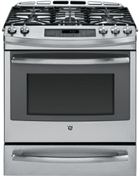 ge profile gas slidein range stainless P2S920SEFSS