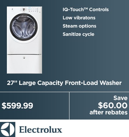 Electrolux Washer Special 1