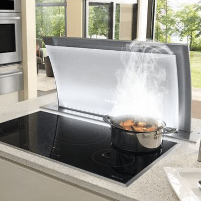 range downdraft vent flexible duct