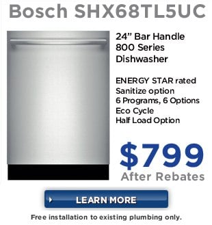 shx68tl5uc Bosch dishwasher