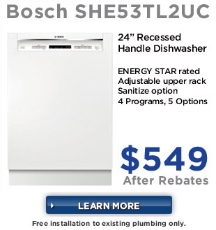 she53tl2uc Bosch Dishwasher
