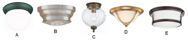 colonial-style-flush-mount-lighting-fixtures