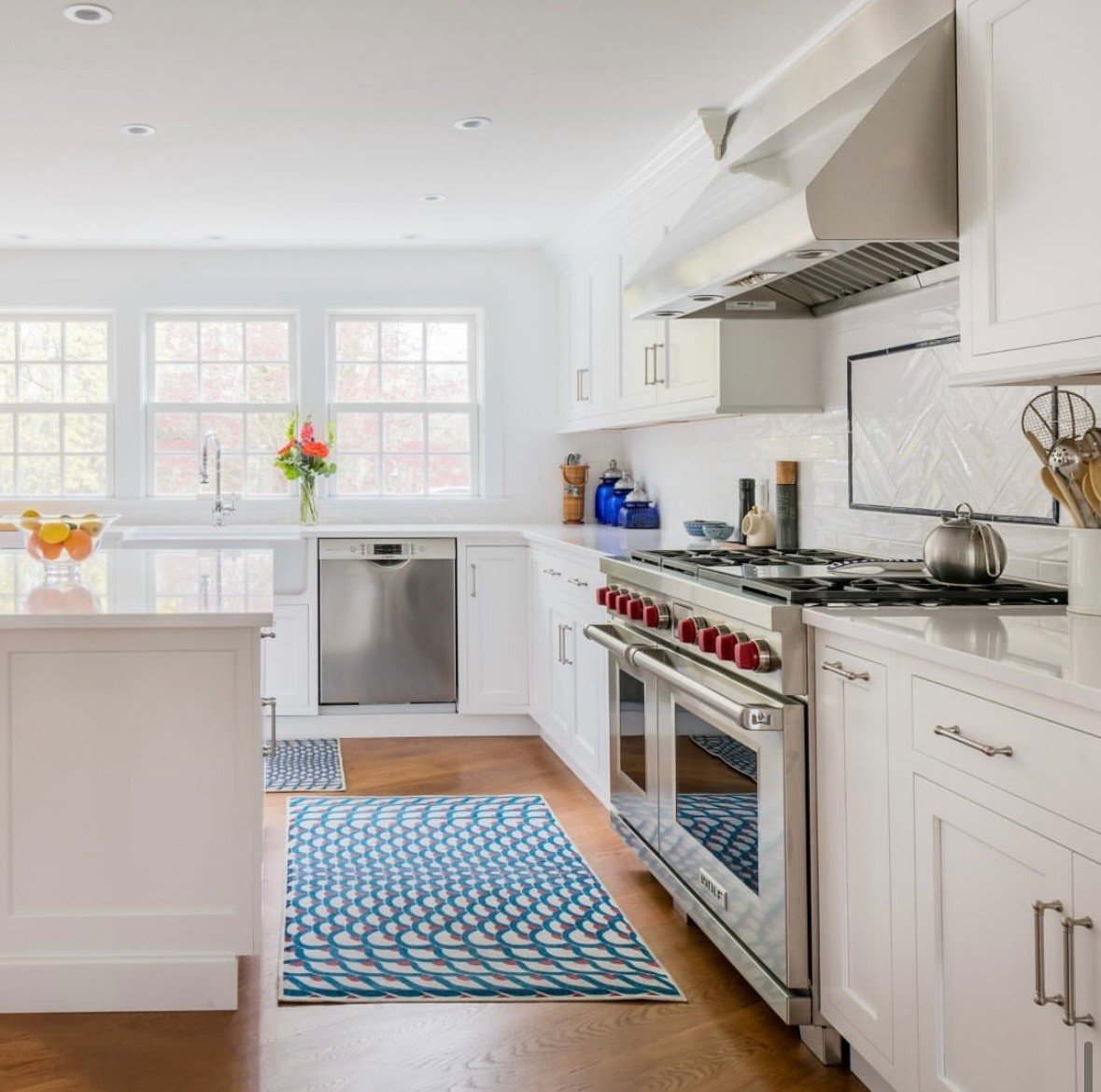 Bright and Airy Traditional Kitchen