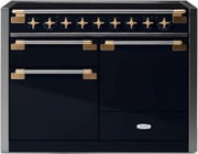 AGA-Elise-48-inch-Induction-Range-in-black-with-brass-knobs