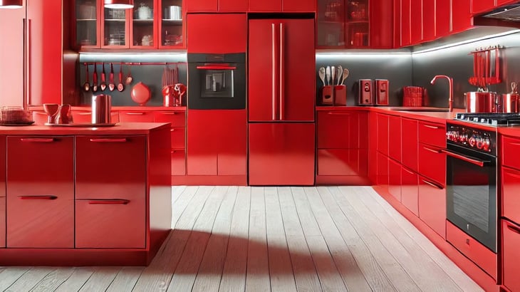 AI-generated-image-of-an-all-red-kitchen