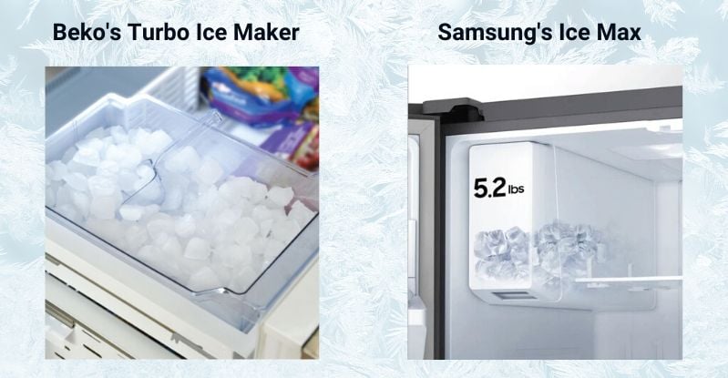 Beko Vs. Samsung Ice Makers