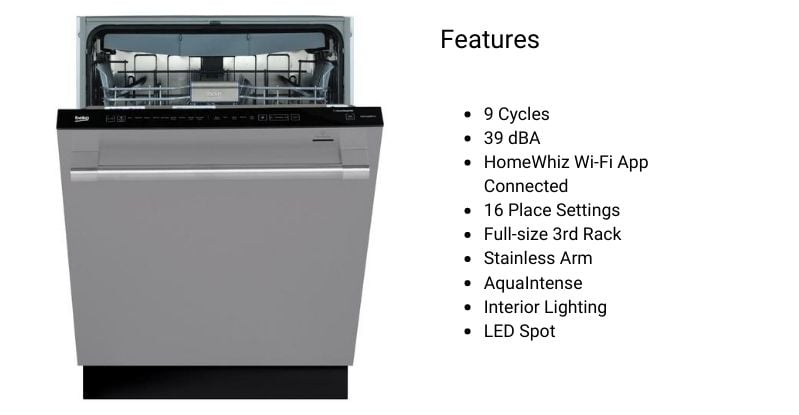 Beko stainless steel Dishwasher-1