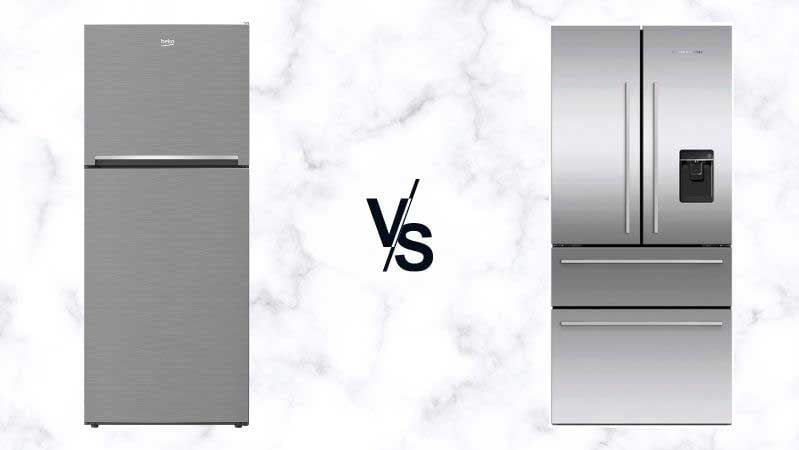 Beko-top-mount-refrigerator-vs-Fisher-and-Paykel-refrigerator