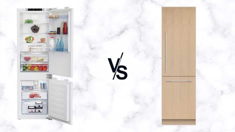 Beko-vs-Fisher-and-Paykel-integrated-column-refrigerators