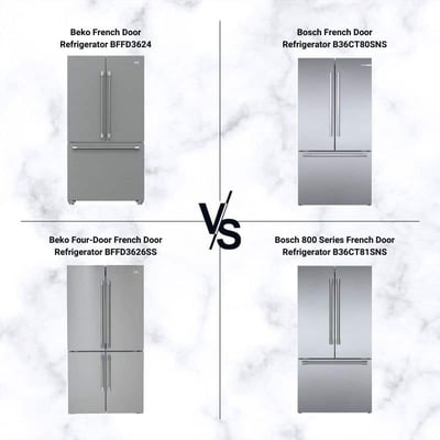 Beko vs. Bosch CounterDepth French Door Refrigerators (Reviews/Ratings