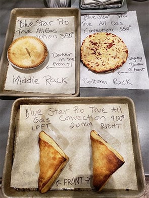 BlueStar Convection Oven Test Results