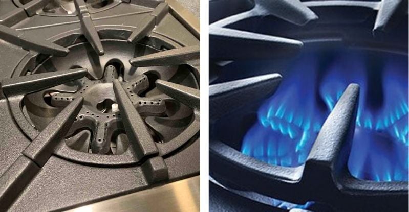 BlueStar Pro Range Open Burners