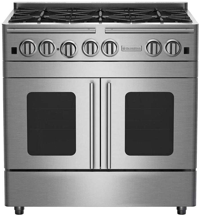 BlueStar RNB Series Vs. Wolf 36Inch All Gas Pro Ranges (Reviews / Ratings / Prices)