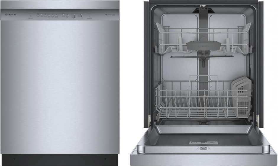 Bosch-100-Series-Stainless-Steel-Front-Control-SHE41CM5N-Dishwasher