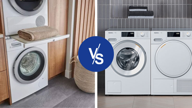 Bosch 500 Series vs. Miele Compact Washer and Heat Pump Dryer