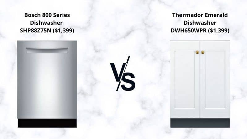 Thermador vs store bosch dishwasher