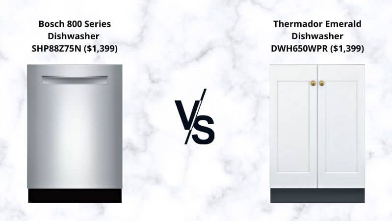 Bosch-800-series-vs-Thermador-emerald-series-Dishwashers