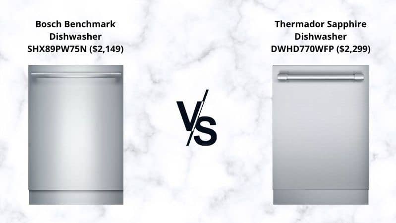 Bosch vs. Thermador Dishwashers Reviews Ratings Prices