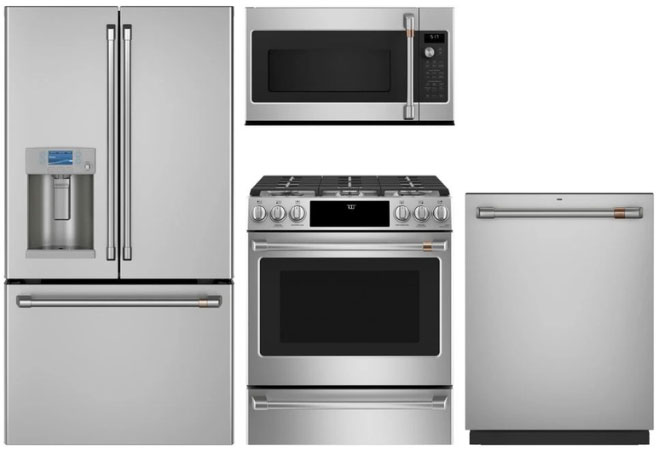 The Best Stainless Steel Kitchen Appliance Packages 2024 Update   Cafe Front Control Gas Range Kitchen Package 2023 