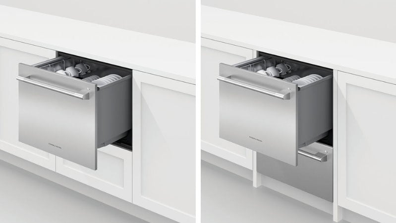 Fisher-&-Paykel-Single-Drawer-and-Double-Drawer-Dishwashers