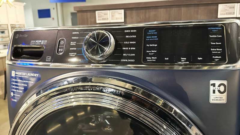 GE-Profile-Front-Load-Washer-PFW870SPVRS-Controls-and-Cycles