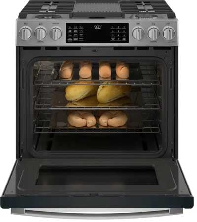 GE-Profile-PGS930YPFS-Gas-Range-Oven-Size