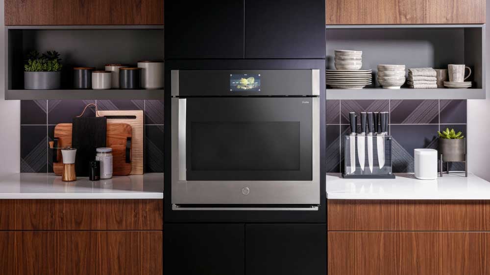 GE-Profile-PTS700RSNSS-Single-Wall-Oven-Installed-in-Kitchen