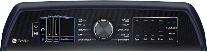 GE-Profile-PTW905BPTRS-Wash-Cyles-and-Controls
