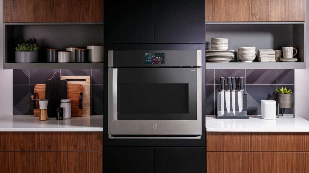 GE-Profile-Side-Swing-Wall-Oven-PTS700RSZSS-Installed