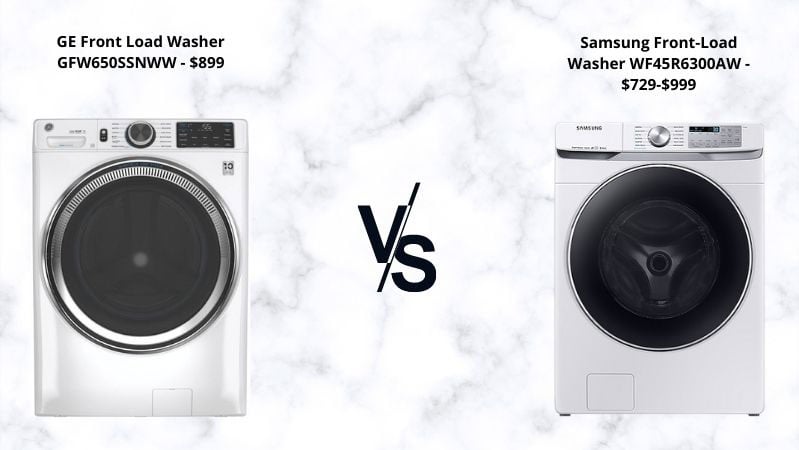 GE vs. Samsung Smart Front Load Washers (Reviews / Ratings / Prices)