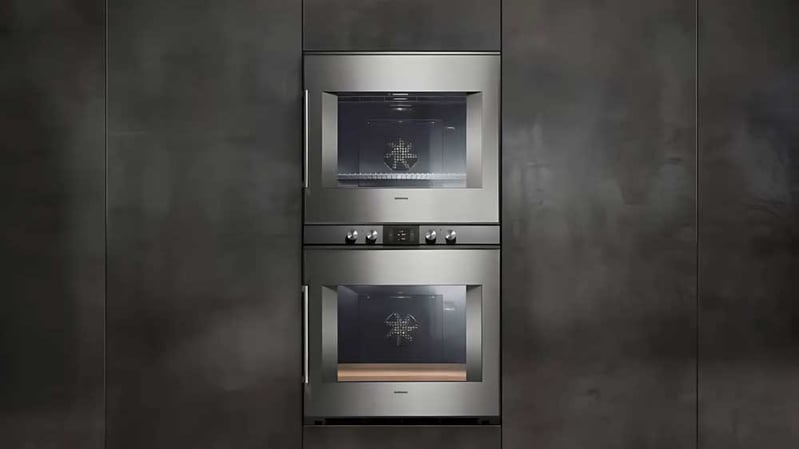 Gaggenau-BX480612-Double-Wall-Oven-Installed-Sleek-Design