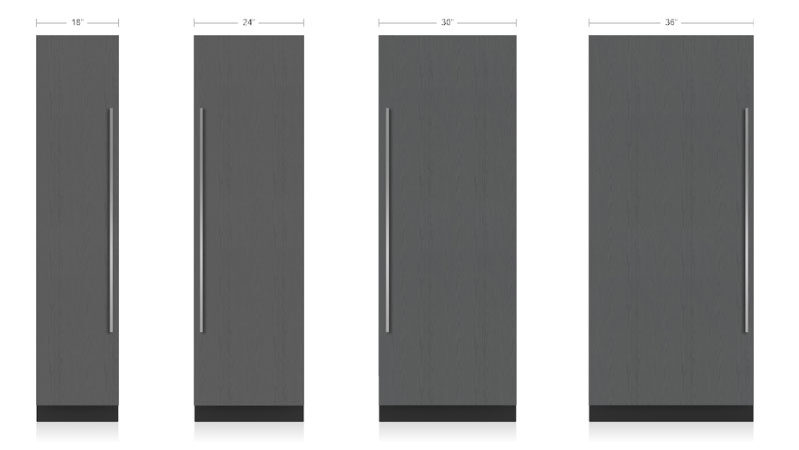 Integrated-Column-Refrigerator-Sizes