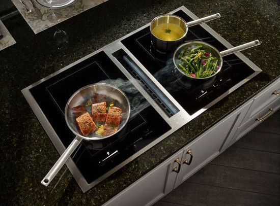 30 induction cooktop with downdraft